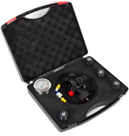 Kit di riempimento e riempimento dell'accumulatore idraulico per test di pressione da 3500 PSI con tubo flessibile del gas, manometro del gas di carica dell'azoto Kit di prova della pressione dell'a