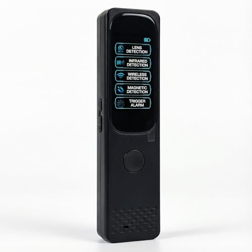 Rilevatore Scanner Professionale di Microspie e Telecamere 50MHz-8GHz - Rileva GPS Tracker, Microfoni, Microcamere Occultate Wireless - Bonifica TOTALE - Schermo Touch - GUARDIAN 666