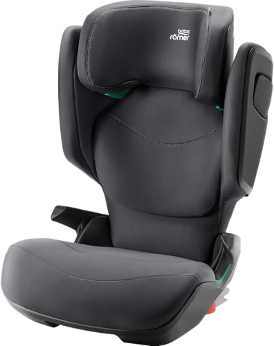 BRITAX RÖMER Barnstol 15–36 kg KIDFIX M i-SIZE, med ISOFIX och ventilation, 100–150 cm (i-SIZE), 3,5 till 12 år, midnattsgrå