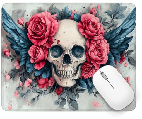Alfombrilla Ratón 340 x 280 mm, Rosa Alfombrilla Ratón Gaming, A-965 | Pequeña Mouse Pad con Impermeable y Antideslizante, Mousepad Ala Mejora la Precisión y Velocidad, para PC Teclado Gamer