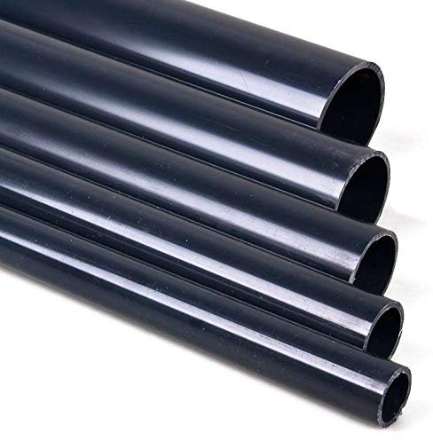 1 meter PVC-rör, tryckrör 10 och 16 bar, 25 32 40 50 63 mm PVC-U utan muff för trädgårdsdamm, akvaristik, sanitär, konstruktion och avloppsvatten (25 mm)