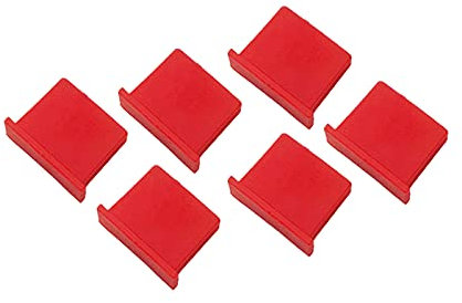 20PCS USB Type A Port Anti Dust Stopper,USB Cap Port Cover Anti Dust Protector Compatible with Table PC Notebook Laptop Port Protectors for USB Type A Female Ports（Red）