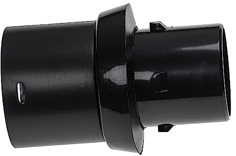 vhbw Schlauch-Adapter kompatibel mit Nilfisk VP300, VP100 Staubsauger, Staubsaugerschlauch - Anschlussadapter, Schwarz