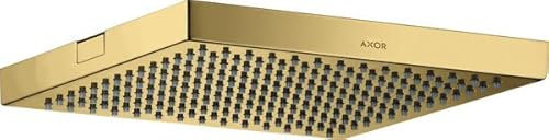 hansgrohe AXOR ShowerSolutions Kopfbrause 240/240 1jet, Decke-Aufputz, 10924990, Farbe: Polished Gold Optic