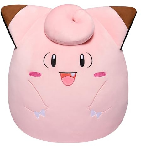 Squishmallows Pokémon x SQPK00040 - Piepi 35 cm, offizielles Pokémon, superweich