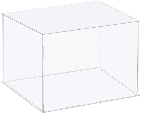 acryl vitrine schaukasten box display case 3mm dicke transparente Modell Display Box, passend für Action Modelle 20x20x30cm collectible Arbeitsplatte Acryl Box Puppenblock Aufbewahrungsbox ( Size : 18