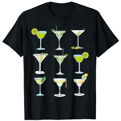 Vintage Martini Lover Martini Funny Trendy Women Men Kids T-Shirt