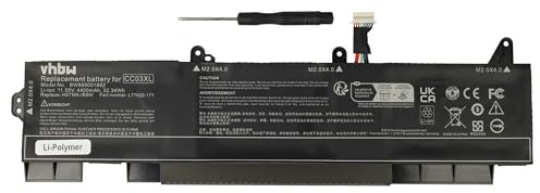 vhbw 1x Akku kompatibel mit HP EliteBook 850 G8 | 855 G7, 850 G7, 855 G8 Notebook (4400 mAh, 11,55 V, Li-Polymer)