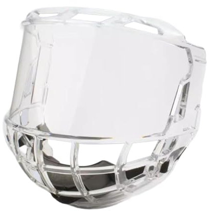 Baoblaze Ice Hockey Visor Shield Combo Protective Equipment Anti Scratch Full Face Protection Visor Hockey Helmet Visor for Men Senior