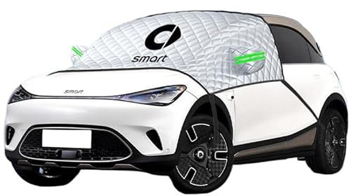GUTYE Frontscheibenabdeckung Winter für Smart Forfour W454 2004-2006, Faltbare WindschutzscheibenAbdeckung Autoscheiben Abdeckungen für Die Gegen Schnee EIS Frost Winter Auto Zubehör