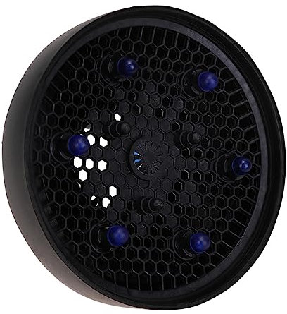 PAMINGONO Black Diffuser Hair Dryer Silicone Material Heatproof Lightweight Detachable Easy to Clean