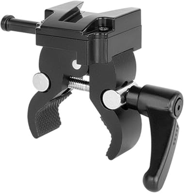 Adaptateur de fixation rapide en V Lock avec pince de serrage pour trépied, tige de support de lumière pour appareil photo reflex numérique, accessoires de photographie