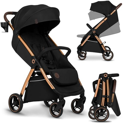 LIONELO Ingrid Lightweight Foldable Pushchair from 6 Months up to 22 kg