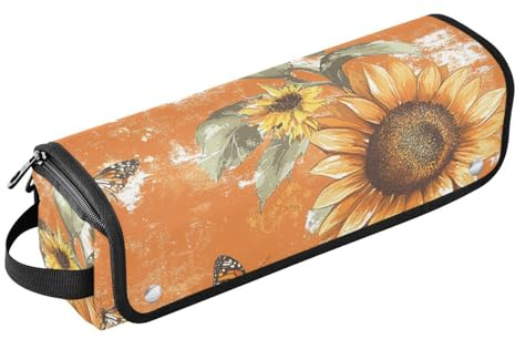FRODOTGV Sweet Dahlia Sac de voyage pour outils de cheveux avec tapis amovible résistant à la chaleur Accessoires pour cheveux Organiseur étanche Fer à friser Étui de voyage, 03, 1 Size