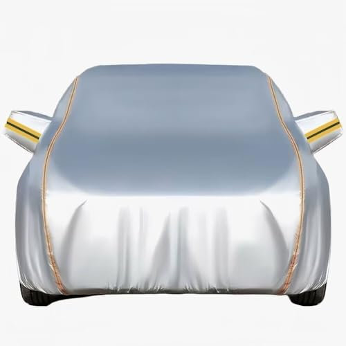 Telo Copriauto Per Opel Astra H OPC | Telone Per Auto Personalizzato, Telo auto universale per tutte le stagioni,Impermeabile, Antivento, con cerniera laterale(Silver)