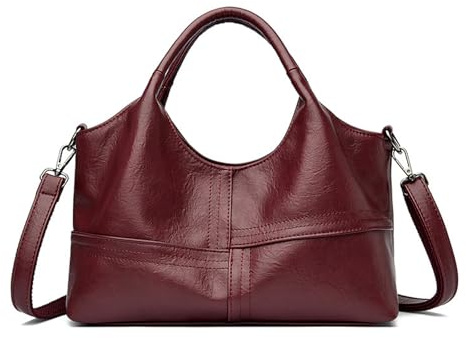BUKESIYI Mujer Bolsos Bandolera Vestir Casual Bolsos de Mano PU Cuero Piel Convertible ES77379