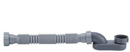 Tuyau d'évacuation de baignoire avec tuyau de vidange flexible en ABS pour une installation facile dans les cuisines et salles de bains Solution de vidange mal alignée