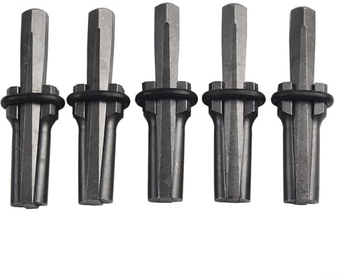 18 mm Roccia Pietra Splitter Plug-Cunei Set di Utensili a Mano per Spaccare Granito Marmo Calcestruzzo Pietra dura 5pcs