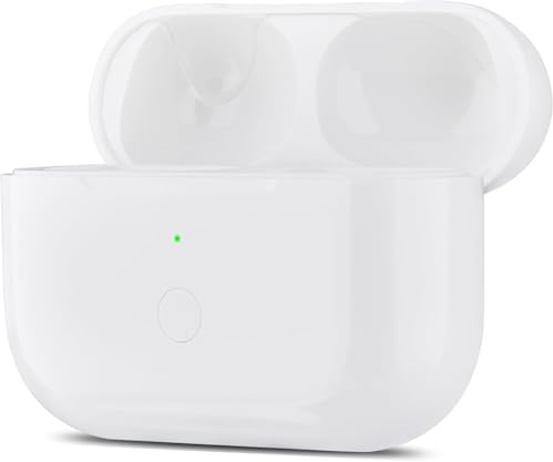 Wireless Charging Case Compatible with Air-Pod Pro 1 & 2, 660mAh Air Pods Pro Charging Case with Bluetooth Pairing Button, Fast Wireless Charger Replacement