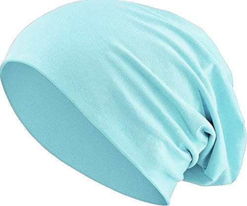 Balinco Jersey-Baumwolle Beanie für Herren & Damen – Unisex Weiche Stretch-Strickmütze, Leichte Ganzjahres Kopfbedeckung, Bequeme Alltags-Outdoor-Mütze, Pflegeleicht, Einheitsgröße