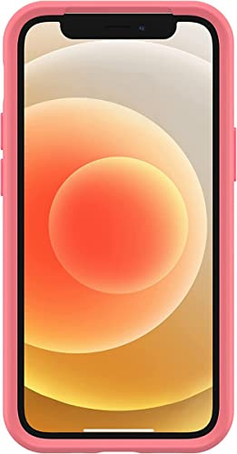 OtterBox Cover per iPhone 12 mini, Symmetry+ con MagSafe, resistente a shock e cadute fino a 2 metri; cover sottile, testata 3x vs le norme anti caduta MIL-STD 810G,Rosa