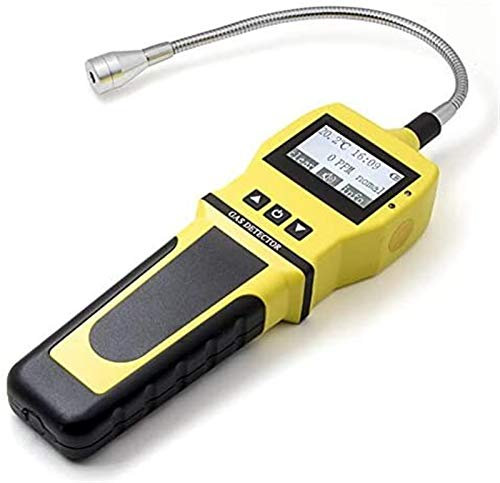 Samnuerly Detector por Medicina Forense | Pantalla de resolución de 0-10,000 ppm y 1 ppm | Batería de Iones de Litio | Gas Natural, metano, propano, butano, H2, NH3 y alcanos duraderos
