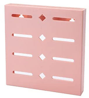 Ceppo portacoltelli portacoltelli supporto da parete in plastica per coltelli in viscosa supporto per utensili da cucina per cucina (colore: rosa, dimensioni: 19 x 3 x 20)