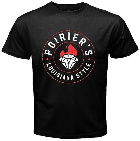 Profession Dustin Poirier Louisana Style Hot Sauce Logo Men's Black T-Shirt Size S to 3XL Black XL