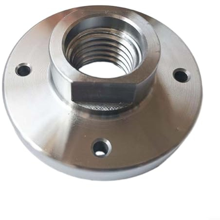 Piastra frontale per mandrino per tornio per legno, flangia filettata da 2,5 cm/8TPI, piastra frontale per lavorazione del legno, accessori per tornitura del legno, 1 pezzo (7,6 cm)