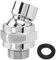 Bestgle Alcachofa de ducha de lluvia, articulación esférica, cabezal de repuesto para cabezal de ducha, conector giratorio 360°, conector de ducha de latón G1/2, cromo pulido para conectar cabezales