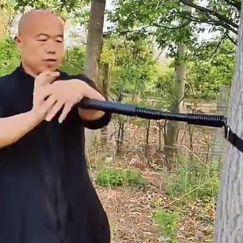 QIANMEI Wing Chun holzpuppe Wing Chun Dummy for Outdoor-Übungsarme, Tai-Chi-Stick, Kampfsport-Trainingsgerät, Tragbarer Flügel – Geflügelter Holzstapel, Einfach Zu Tragen
