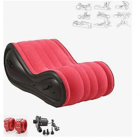 BesBet Aufblasbares Sofa in S-Form „Dehnen, entspannen“ -ShaF8Y ENNA010608