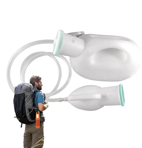 Portable Urinal for Car Travel - 2000ML Portable Potty Pee Bottle,Male Female Urinal Collector for Hospital Camping Car Travel Toilet Urinal
