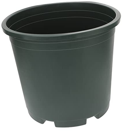Supvox Blumentopf Aus Kunststoff Dicker Eimertopf Gartenblumentopf-Ornament Baumpflanztopf Runder Eimer Grün Gallonen Fassungsvermögen