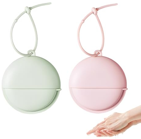 UIEXAY 100 Pezzi Fogli Di Sapone, Compatti E Portatili, A Bassa Schiuma E Facili Da Lavare, Fogli Di Sapone Detergente Al Gusto Di Litchi, Con Cordino, Per Viaggi, Campeggio E Lavaggi All'Apert