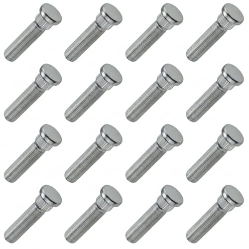 C CARBONADO 16 Rändelbolzen M12x1,25 40 mm Ø14,3 mm 10.9 verzinkt | Festigkeitsklasse 10.9, Rändeldurchmesser 14,3 mm, Verzinkt, Für Alu- und Stahlfelgen