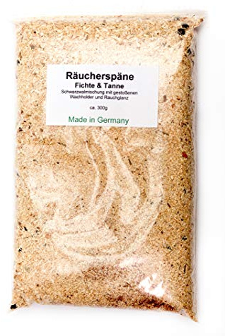 Generisch Räucherspäne für Wurst, Fleisch,Schinken und Käse (Schwarzwaldmischung 400g)