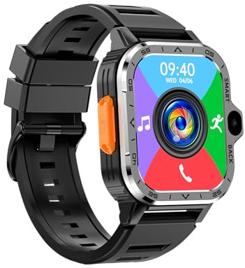 4G LTE Android Smart Watch with GPS, HD Dual Camera, SIM Card, Bluetooth, WIFI for Sport Tracking and Communication
