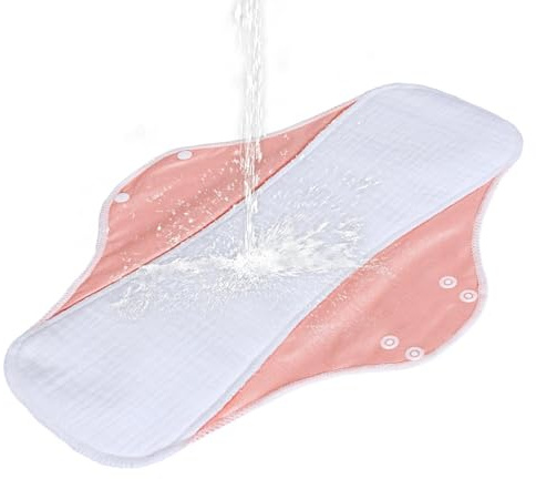 Ancsttu Menstruationsbinda för Kvinnor,Absorberande Andningsbart Mjukt Tyg,Bomullstvättbar Trosskydd | För Graviditet Åldre Tonåringar