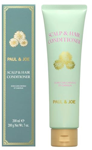 PAUL & JOE Soin Cuir Chevelu Et Cheveux 200ml / 7oz | Soin Réparateur Sans Silicone pour Cheveux Abîmés & Cuir Chevelu Sec | Hydratation & Finition Douce et Brillante