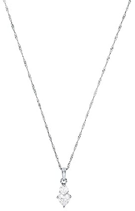 Amor Kette (mit Anhänger) aus 925 Sterling Silber für Damen, Halsschmuck, Kommt in Schmuck Geschenk Box