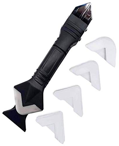 Raschietti angolari per colla per vetro Strumenti di riparazione delle cuciture raschietto per residui di adesivo (Metallo)