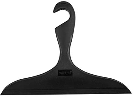 Wenko Limpiador para el baño Loano, negro, 25 x 230 x 170 mm