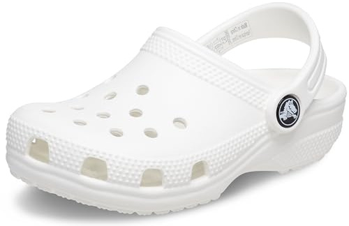 Crocs Classic Clog T unisex – barn , White, 24/25 EU
