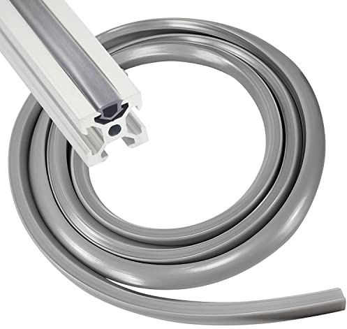 Verbinder,Aluminiumprofil-Kantenstreifen für 30er-8 mm-Serie, Weich-PVC-Schutzdichtstreifen V Type Slot T Type Slot Aluminium Profilausfall