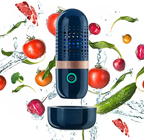 Heyjar Machine à laver pour fruits et légumes, appareil de nettoyage de fruits, purificateur de fruits pour avec technologie de purification des ions OH pour nettoyer les fruits, les légumes, vendu