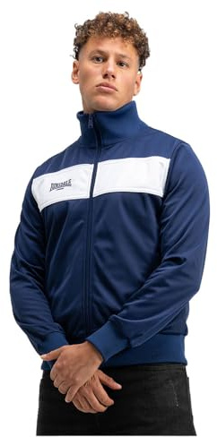 Lonsdale Herr träningsjacka smal passform ALNWICK, marin/vit, XXL, Marinblå/vit, XXL