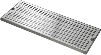 Baoblaze Beer Drip Tray, 304 Stainless Steel Kegerator Beer Drip Pan for Bar Restaurant Coffee Shop,50x17.5x1.5cm