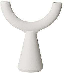 Lywins Weißer Kerzenhalter Nordischer Minimalistischer Keramik Kreativer Kerzenhalter, Zuhause, Kerzenhalter, Festival, Party, Dekoration, Spitzkerzen