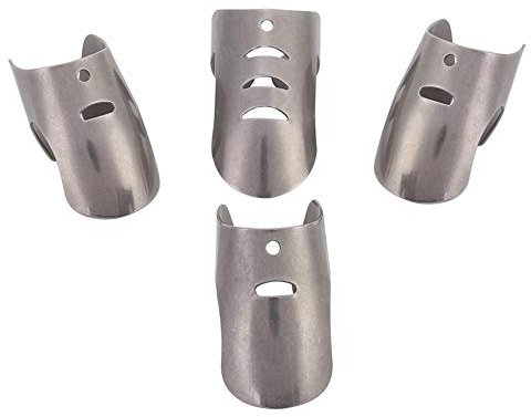 4-teiliger Professioneller Fingerschutz aus Edelstahl, Zum Kochen, Fingerschutz, Zum Schneiden von Küchenwerkzeug